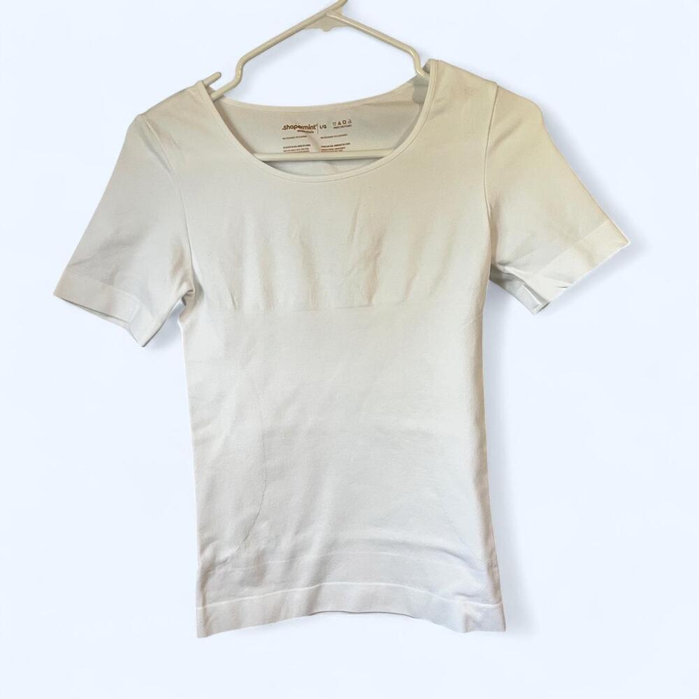 Shapermint Essentials All Day Every Day Shaping T-Shirt - Size Large